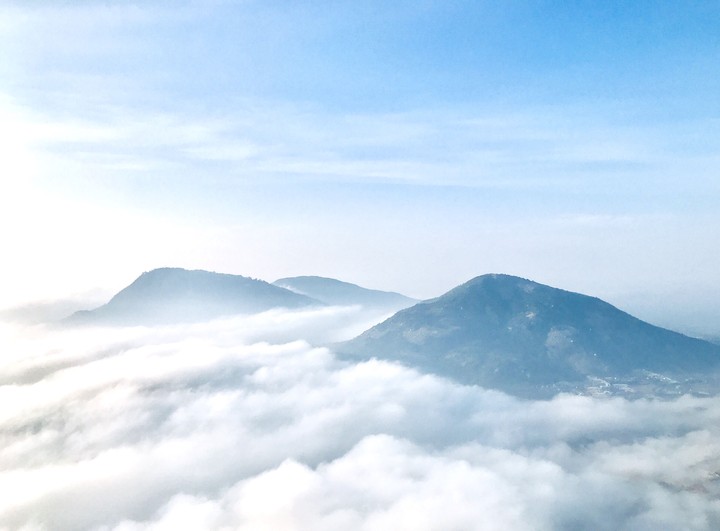 above the clouds