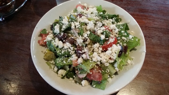 Greek salad,  one of my favorites.