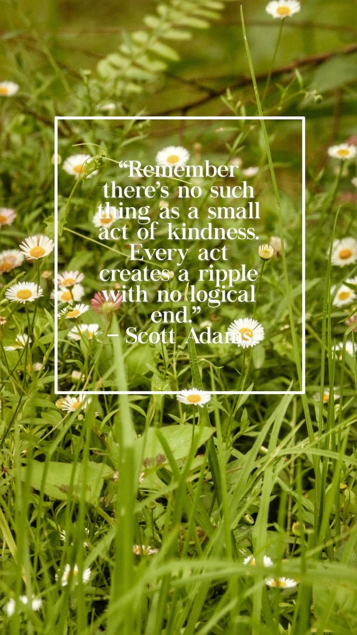 Kindness.