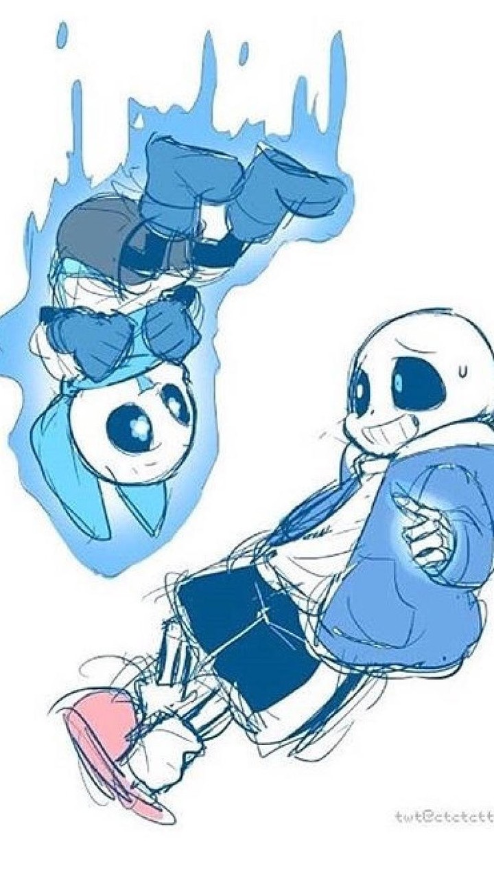 Undertale Sans and Blueberry