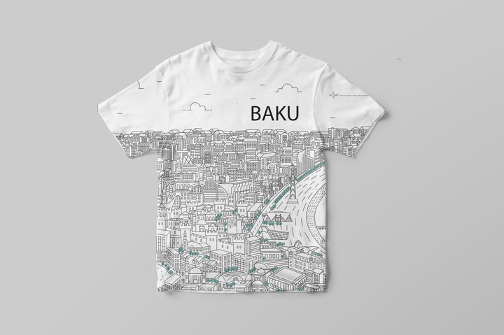 Baku t-shirt design