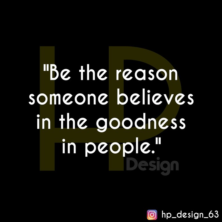 Be The Reason
