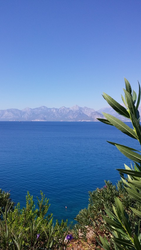Mountains and sea