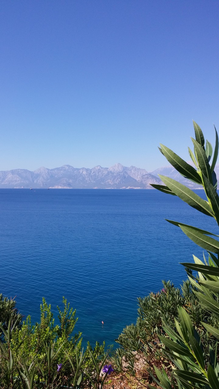 Mountains and sea