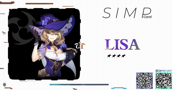 Genshin Impact / Lisa simp card