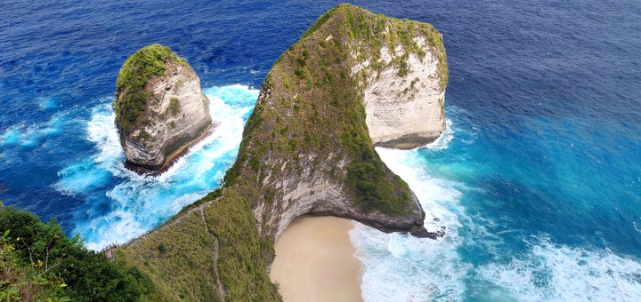 Kelingking Beach Bali Nusa Penida16:9 Wallpaper 4K HD