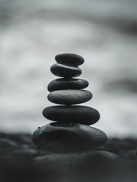 Rock, Monochrome_photography, Close-up