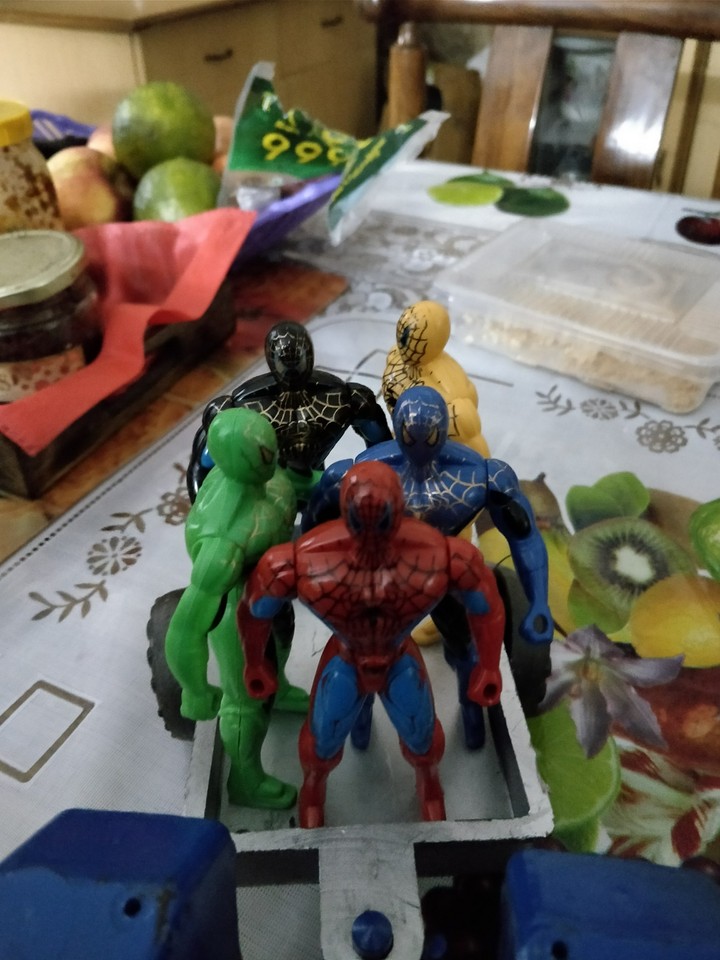 Colourful spider man