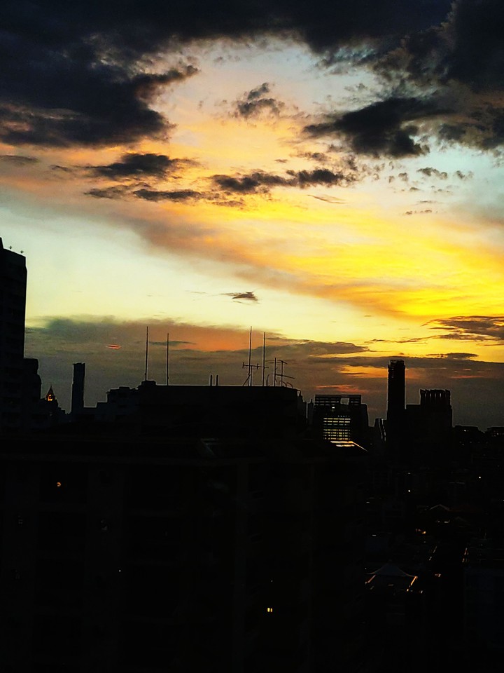 bangkok at sunset