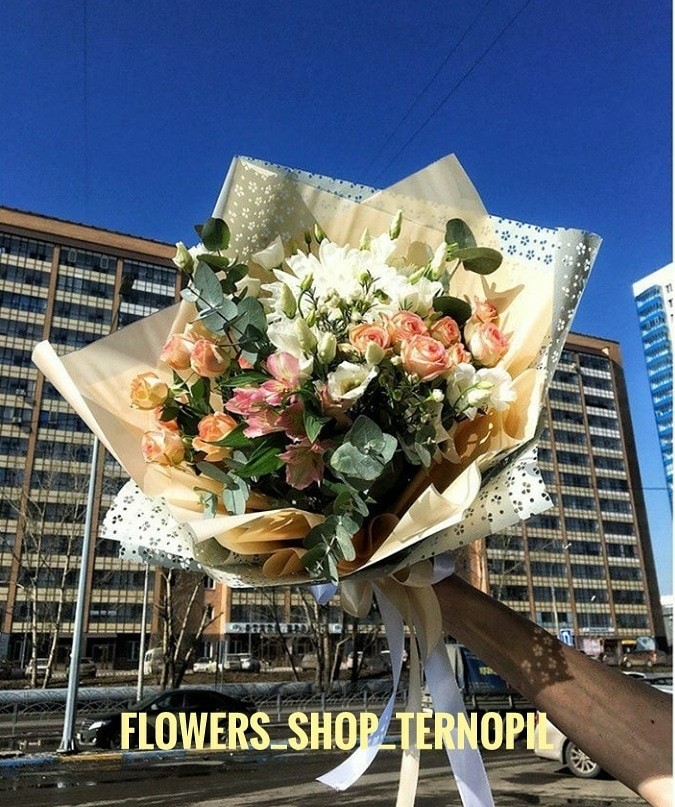 flowers and sky