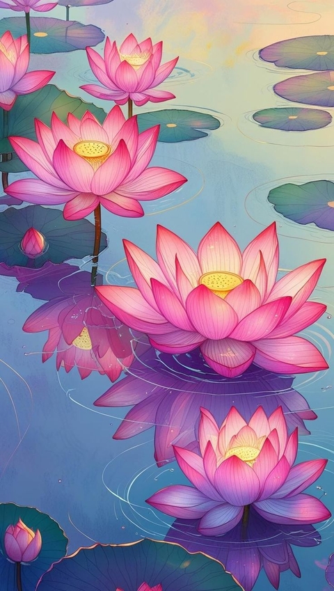 רקעים lotus, proteales