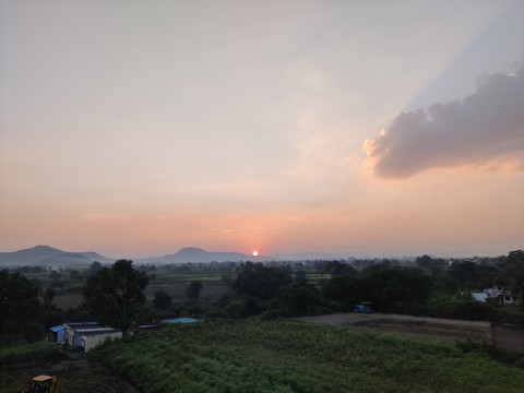 sunset,India