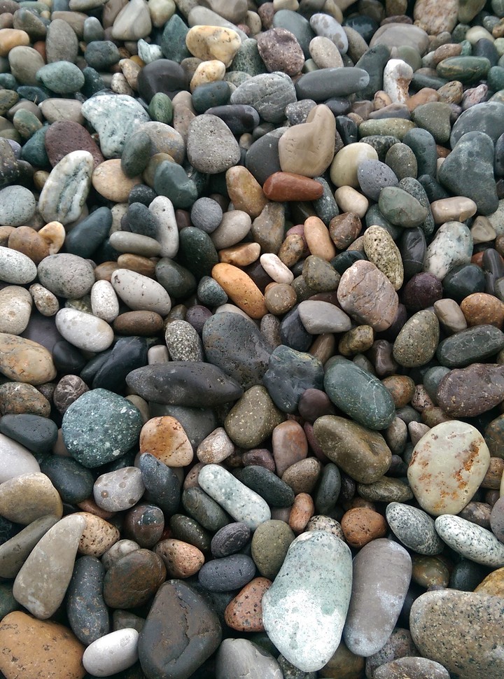 beach of stones