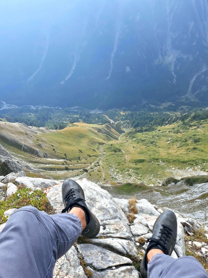 On the top
