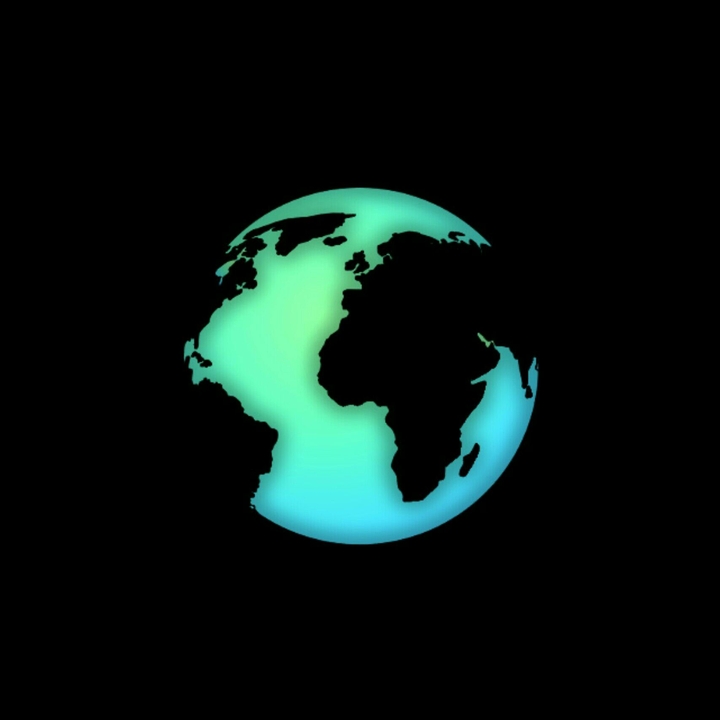 neon globe