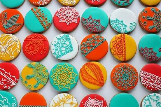 mandala cookies