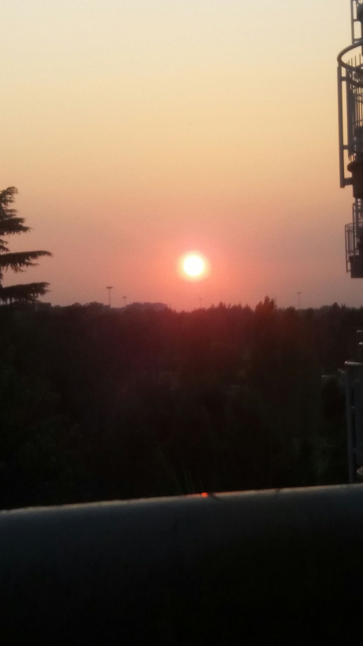 Sunset in italy