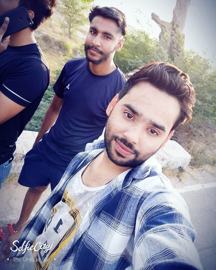 with friends