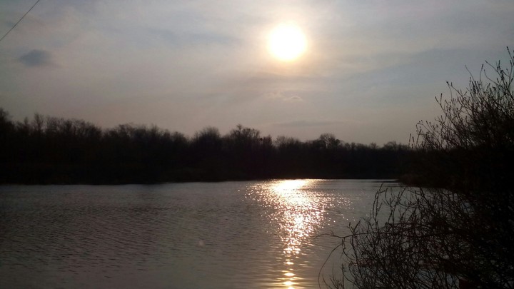 Sunset on a lake
