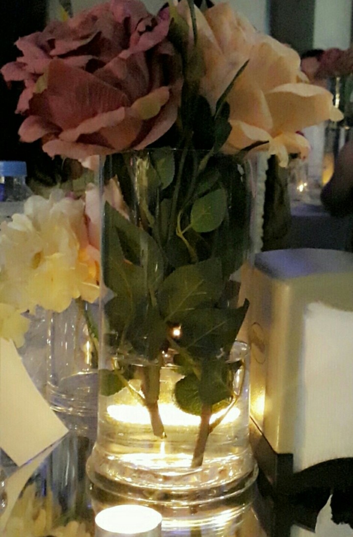 #red #flower #light #glass