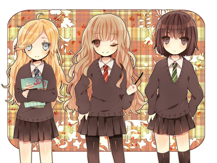 Luna, Hermione and Pancy