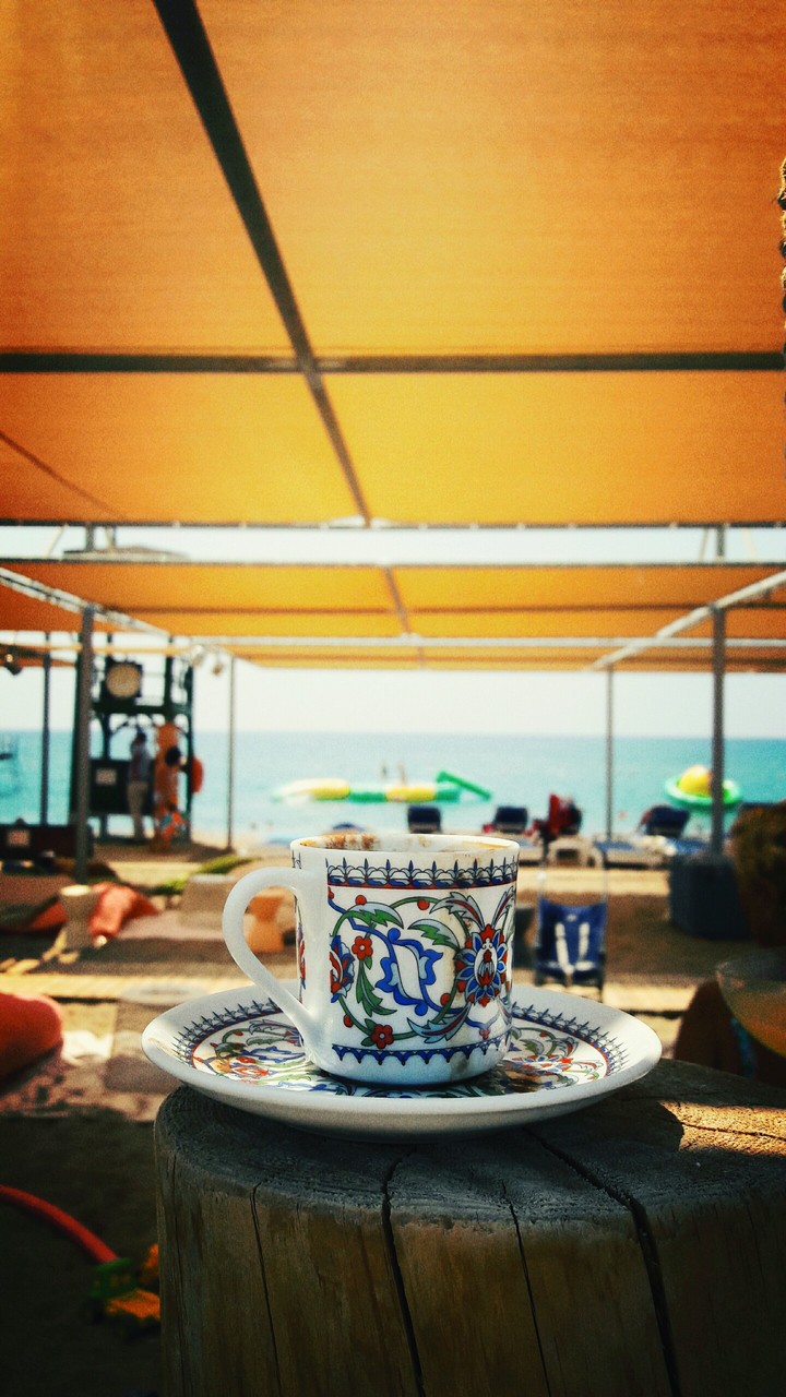 coffee and sea