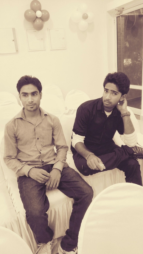 me and my friend Atif hussain