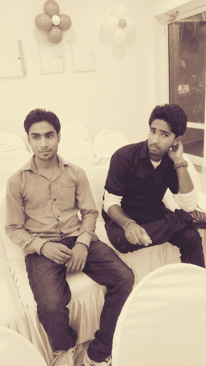 me and my friend Atif hussain