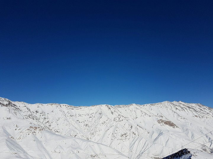 mountain and blue sky