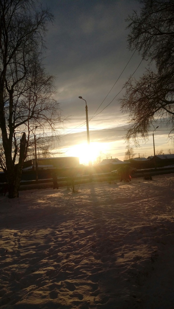 Зимнее солнце