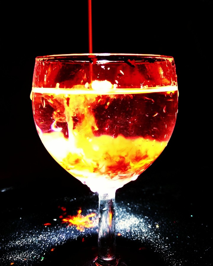 El agua y el fuego, juntos.