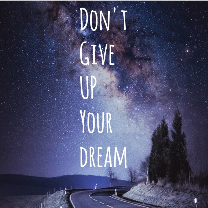Don't give up