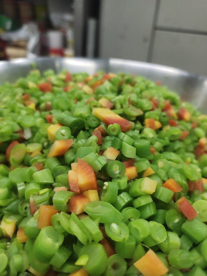 green beans and Carrot