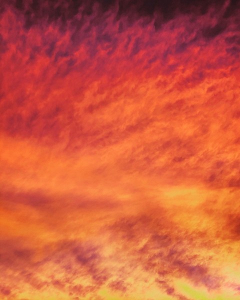 sky on fire