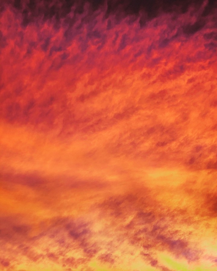 sky on fire