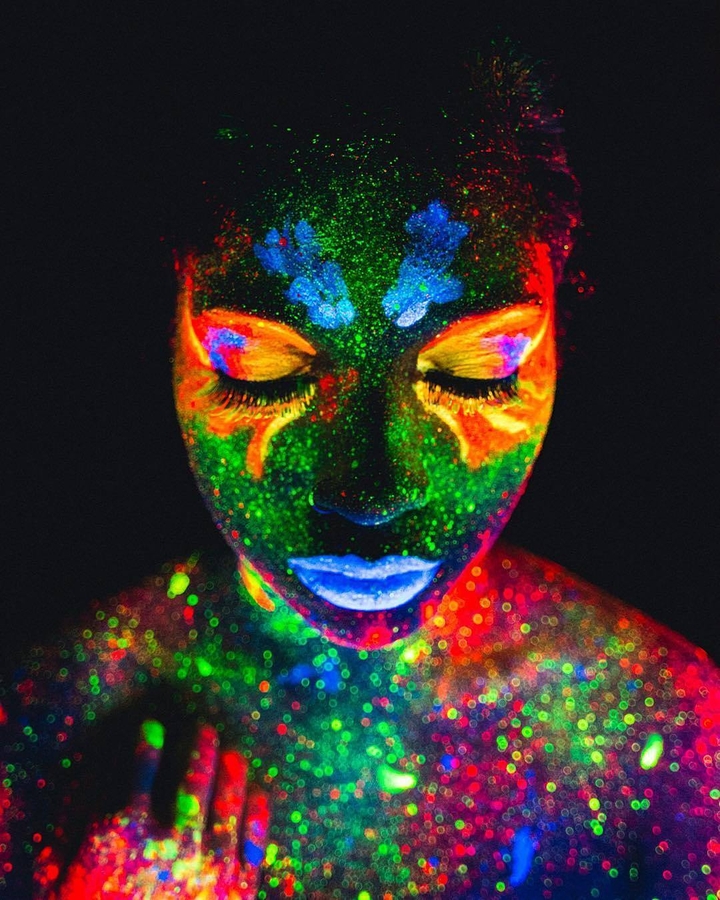 Colourful Face