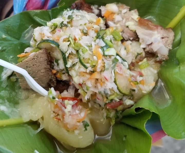 yuca con merienda