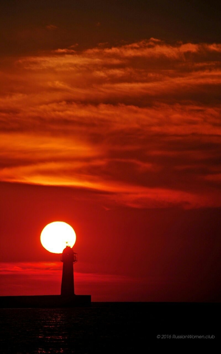 The Fiery Sunset