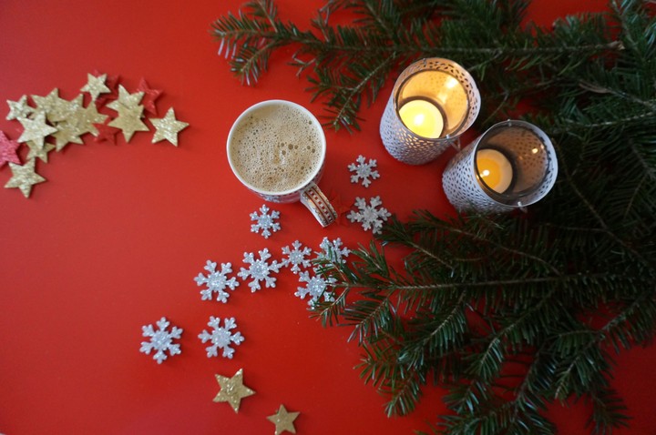 Coffee and candles...