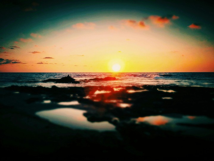 SUNDOWN AT MY BEACH