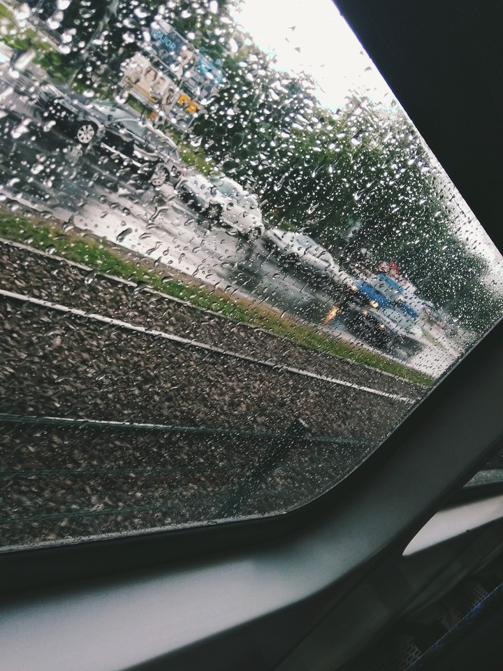 rain and glass