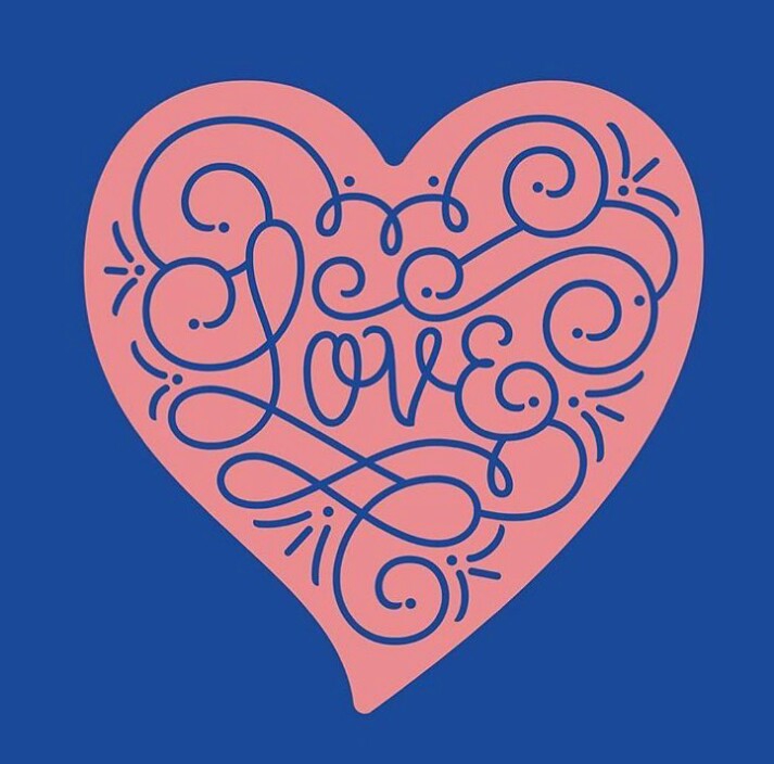 Typography Love Design ❤
