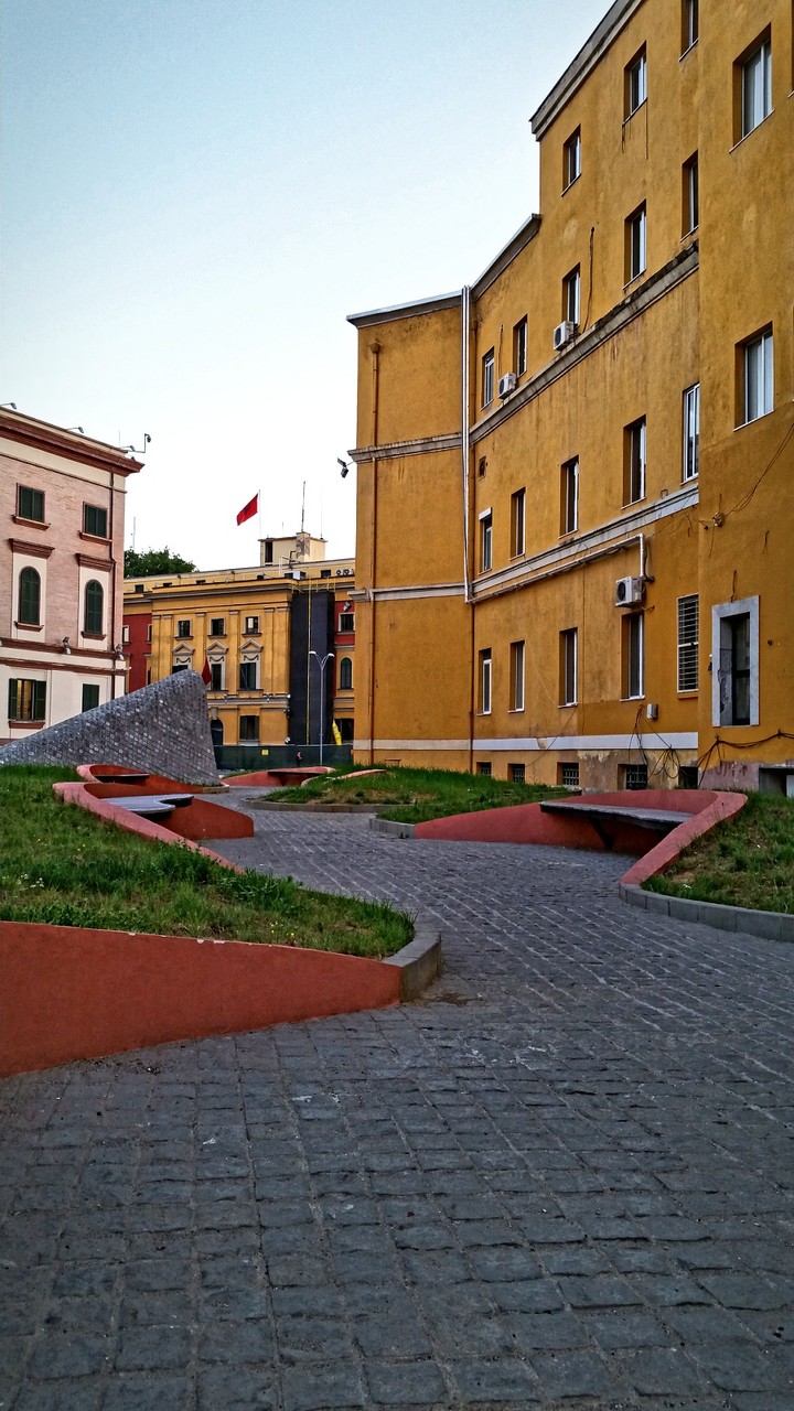 Buildings in Tirana