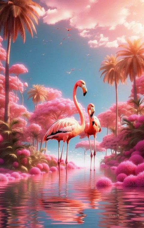rosy, bird壁紙