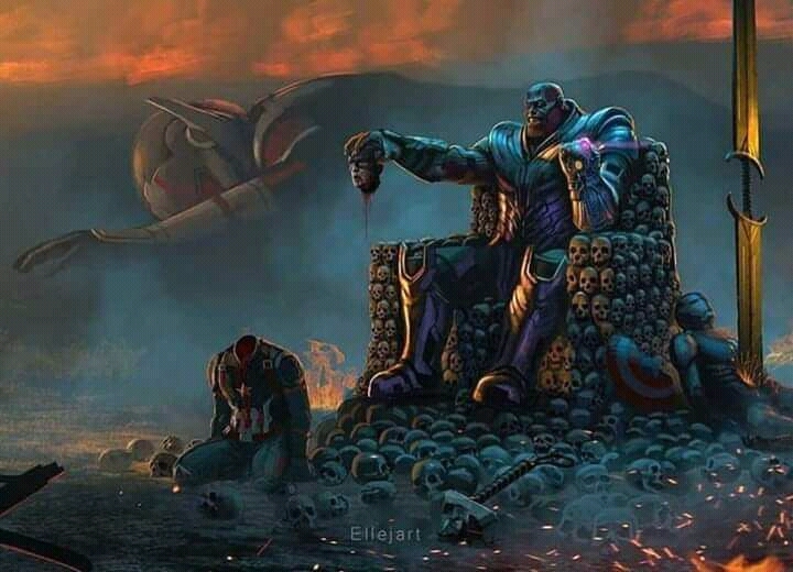 The real death of AvengersBy king Thanos