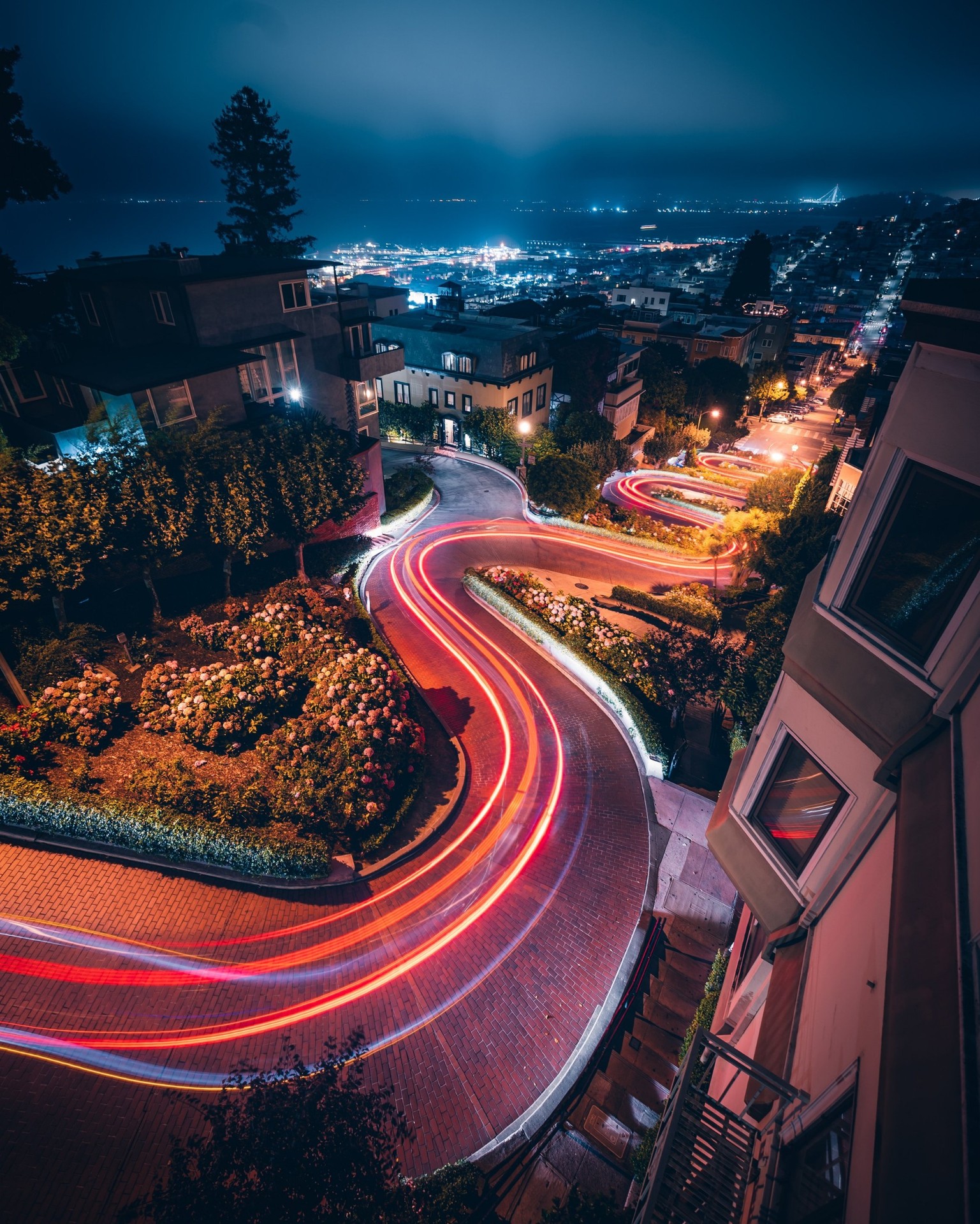 highway, night Hintergrundbilder