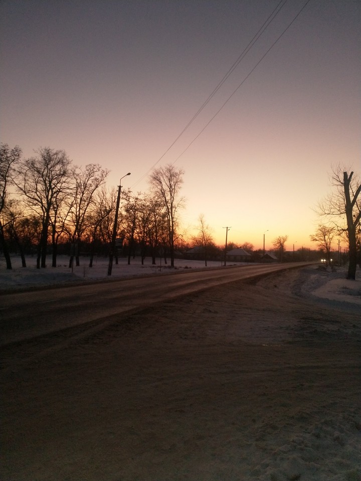 Зимний закат