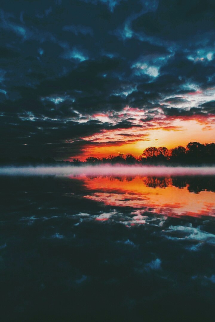 Landscape of sunset
