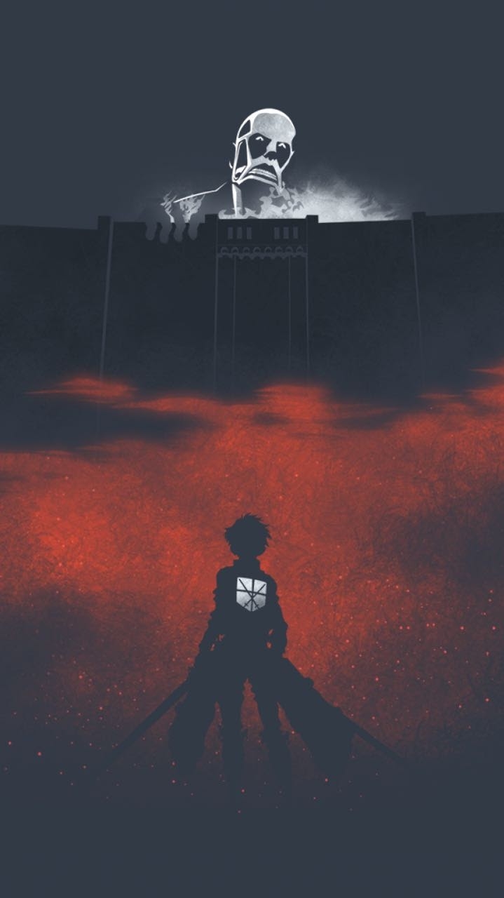 Eren Jaeger vs Colossal Titan - Shingeki No Kyojin