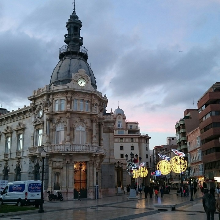 Ayuntamiento en Navidad (Cartagena)